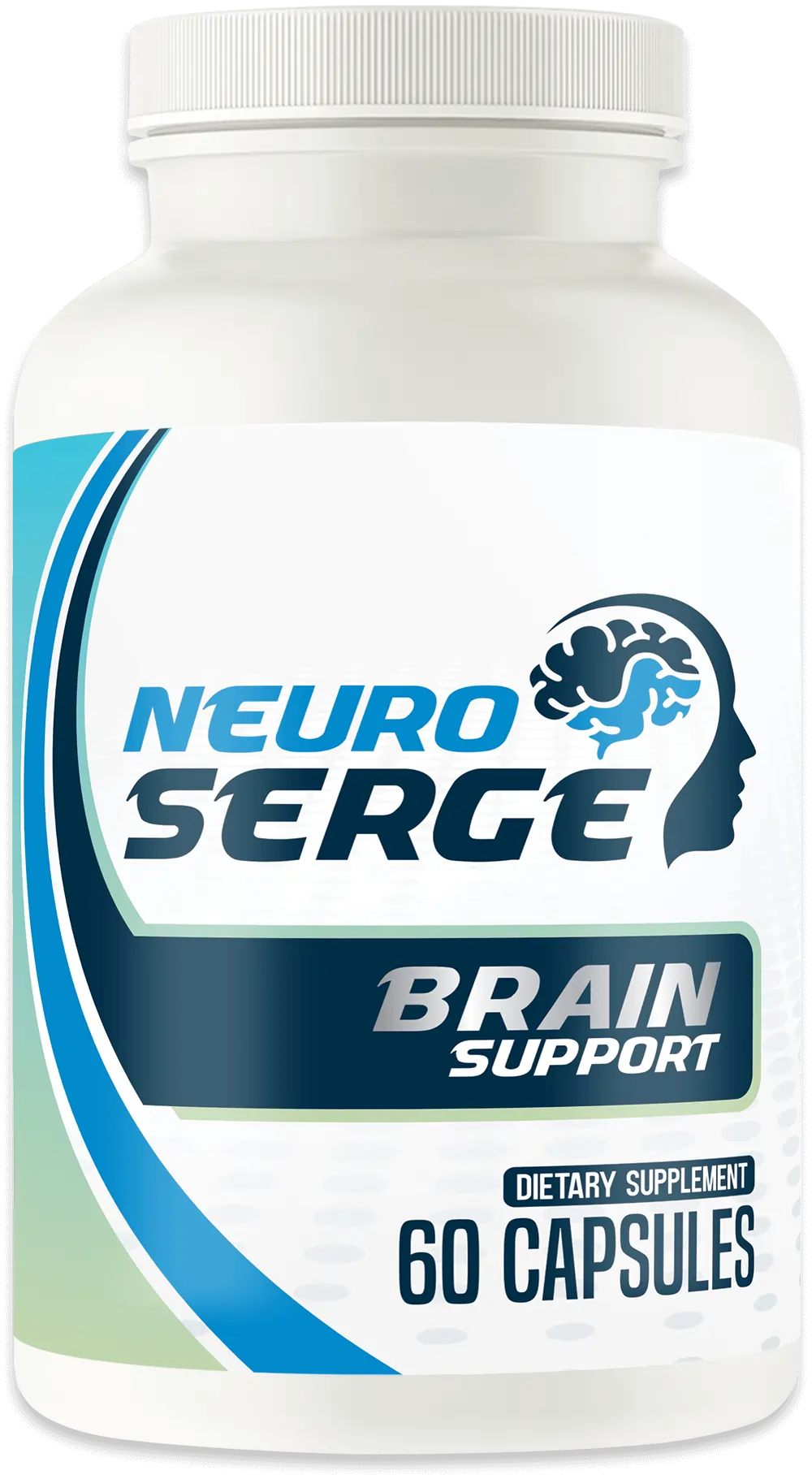 Neuro Surge Brain Health Supplement Bottles Display